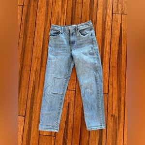 Ella Moss 4/27 Light Blue Denim Jeans high waist straight
